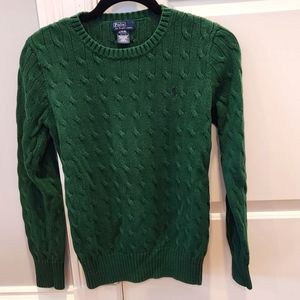 Polo cable-knit Sweater for boys